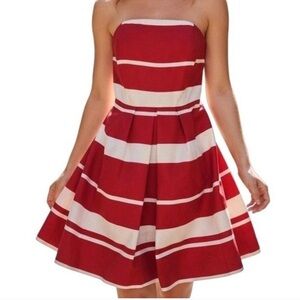 Vineyard Vines Maritime Stripe Strapless Dress Size 16